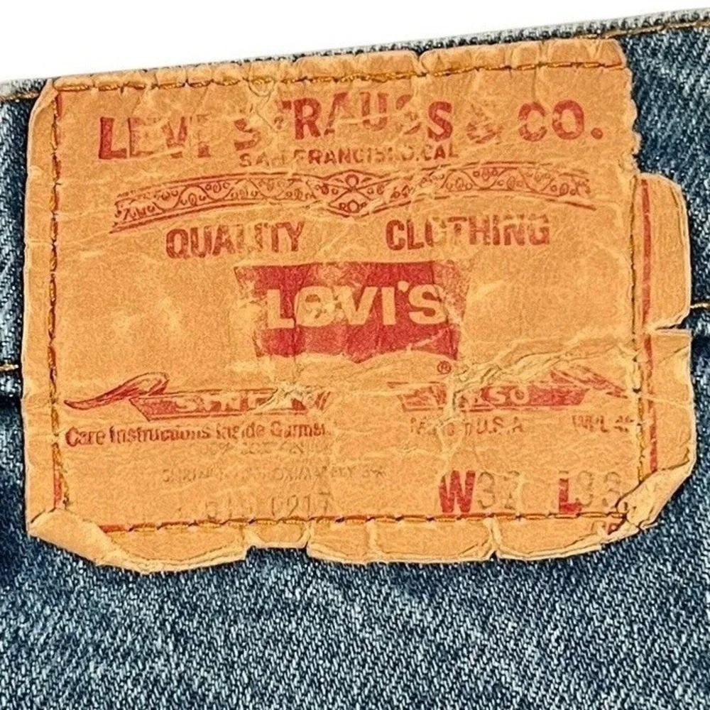 Vintage 1978 Levi's 519 Orange Tab Straight Leg‎ Jeans Blue Men's 32x33